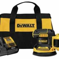 DEWALT 20V MAX XR 5 In Cordless Random Orbital Sander Kit (2.0Ah Battery)