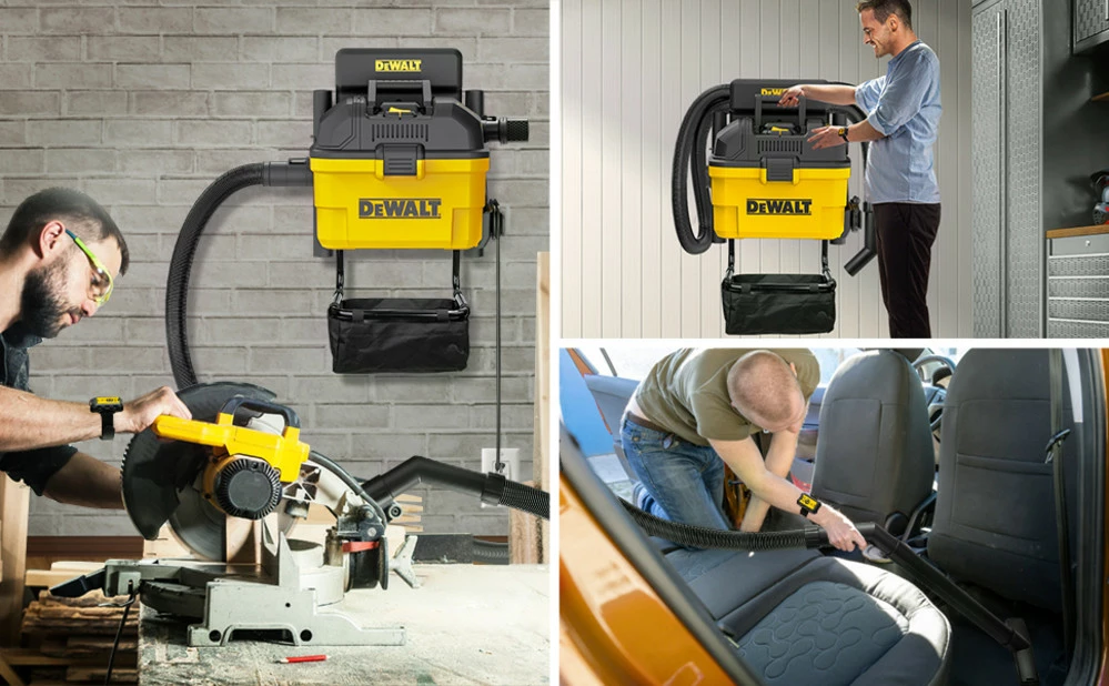 DEWALT 6 Gallon Wall Mounted Wet/Dry Vacuum With Wireless On/off Control 7 DEWALT 6 Gallon Wall Mounted Wet/Dry Vacuum With Wireless On/off Control - Image 5