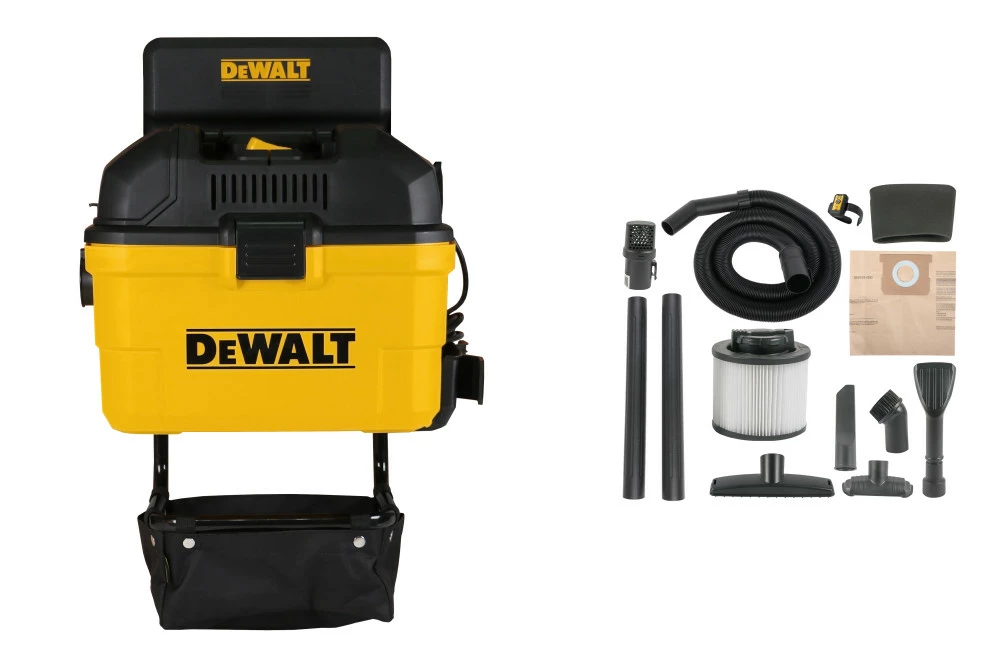 DEWALT 6 Gallon Wall Mounted Wet/Dry Vacuum With Wireless On/off Control 3 DEWALT 6 Gallon Wall Mounted Wet/Dry Vacuum With Wireless On/off Control