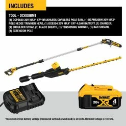 DEWALT 20V MAX* Lithium-Ion Cordless Pole Saw And Pole Hedge Trimmer Combo Kit -Cheap Power Tools Store F21D215D 4699 47FF 9BD6 AFD3C33F0A9D 7
