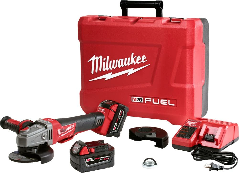 Milwaukee M18 FUEL 4-1/2 In. / 5 In. Braking Grinder Kit 3 Milwaukee M18 FUEL 4-1/2 In. / 5 In. Braking Grinder Kit