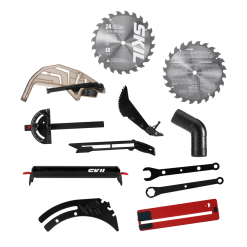 SKIL 10" Jobsite Table Saw With Foldable Stand 25 1/2 Rip Capacity -Cheap Power Tools Store TS6307 00 00 120V TABLE SAW 20 0616 ON WHITE DETAIL 01