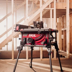 SKIL 10" Jobsite Table Saw With Foldable Stand 25 1/2 Rip Capacity -Cheap Power Tools Store TS6307 00 SKIL 15AMP 10 TABLE SAW 20 1105 IN SCENE