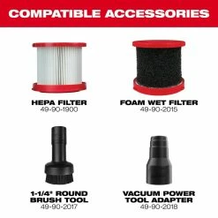 Milwaukee M18 Vacuum Wet/Dry Bare Tool -Cheap Power Tools Store a6f02b14 7833 49f9 bf67 5010f0f81917 7