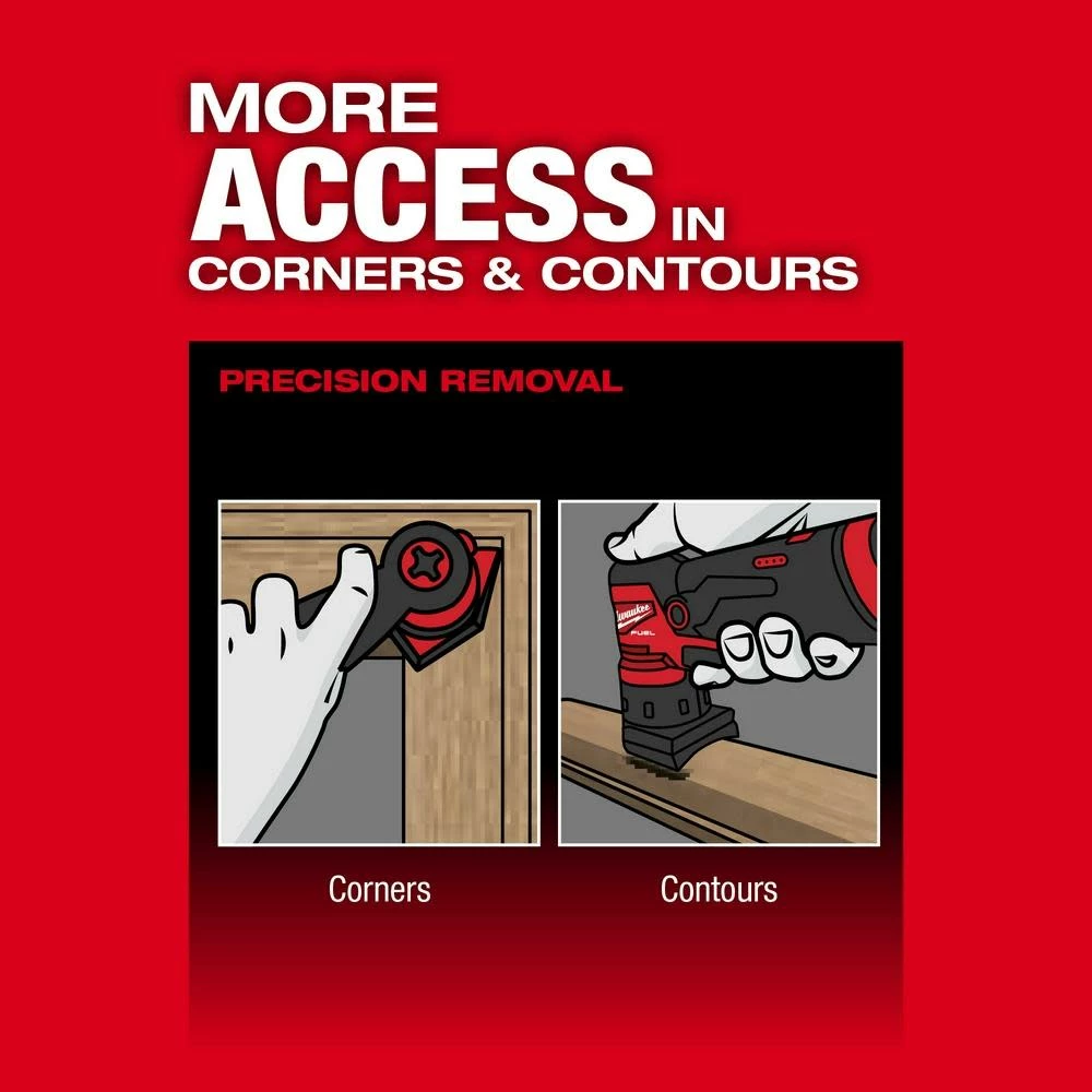 Milwaukee M12 FUEL Orbital Detail Sander Bare Tool 9 Milwaukee M12 FUEL Orbital Detail Sander Bare Tool - Image 7