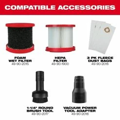 Milwaukee M18 FUEL PACKOUT 2.5 Gallon Wet/Dry Vacuum Bare Tool -Cheap Power Tools Store ff5ec726 a097 41f4 960b 5be7fd7dfd2e 7